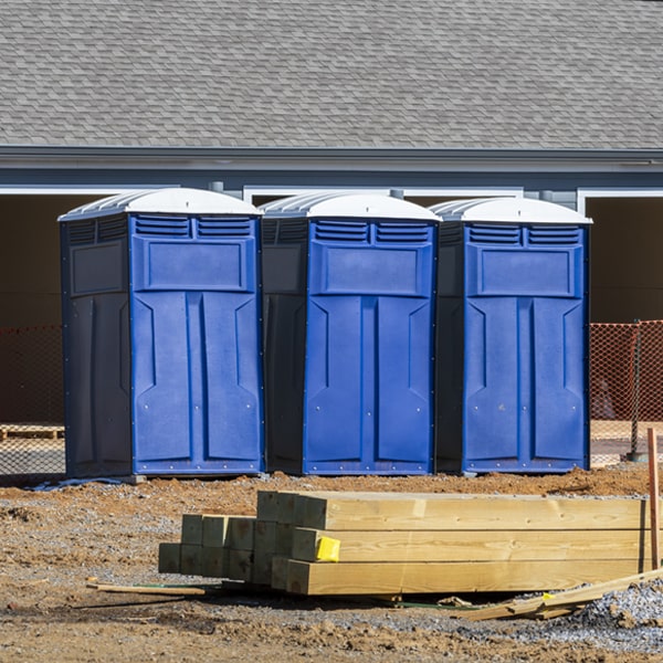 are there any restrictions on where i can place the portable toilets during my rental period in Elm KS